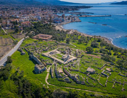 Ancient Kolona Temple from above Aegina, aigina, kolona, ΑΙΓΙΝΑ, κολωνα, from above, απο ψηλα