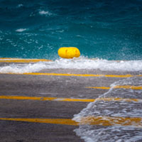 Storm at the harbor Aegina harbor, stormy sea, Mediterranean atmosphere, dramatic clouds, Greek coastline, moody seascape