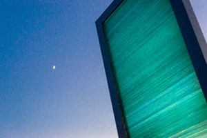 Detail against blue sky of the Gate sculpture by Kostas Varotsos in Aegina port Greece Aegina port, Greece, Kostas Varotsos, The Gate sculpture, architecture, glass sculpture, harbor, landmark, modern art