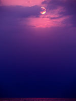 Moonlight over the Sea φεγγάρι, θάλασσα, νύχτα