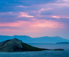 Sunset in Moni 