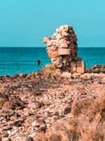 Ancient Harbor ακτή, πέτρες, θάλασσα, Ancient Harbor, Trail, sea, aegina, aigina