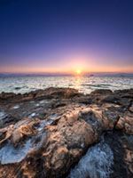 Sunset over the Rocks δύση, sunset, βράχια, θάλασσα